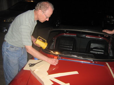 Greg assisting with wiper measurements.JPG and 